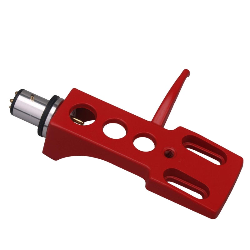 Mxfans Red Record Player Phonograph Cartridge Head Shell H-4 Headshell with 4 Wires - Image 5